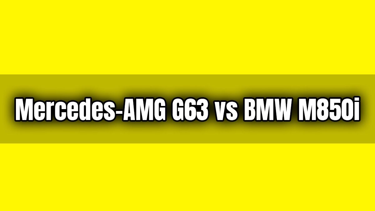 Mercedes - Amg G63 Vs Bmw M850I Drag Yarış