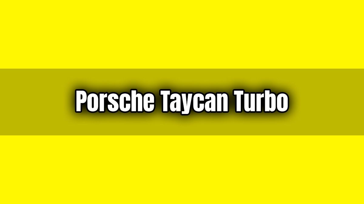 Porsche Taycan Turbo 2020