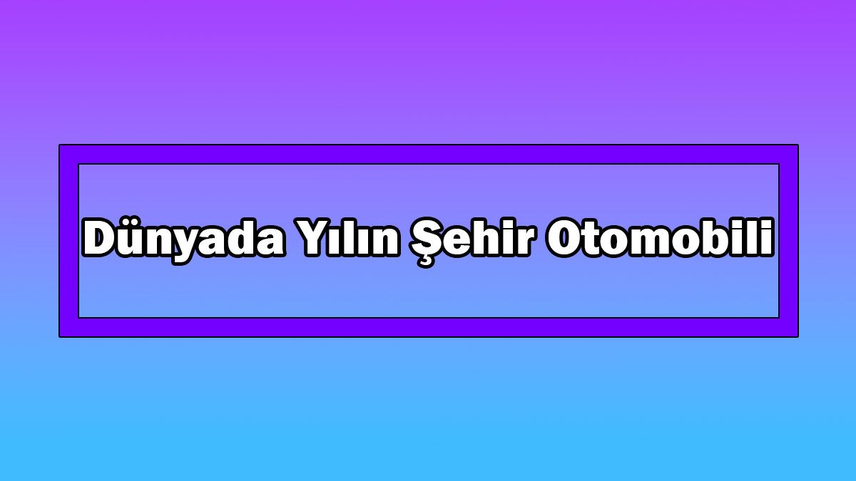 Dünyada Yılın Şehir Otomobili "Honda E" Seçildi