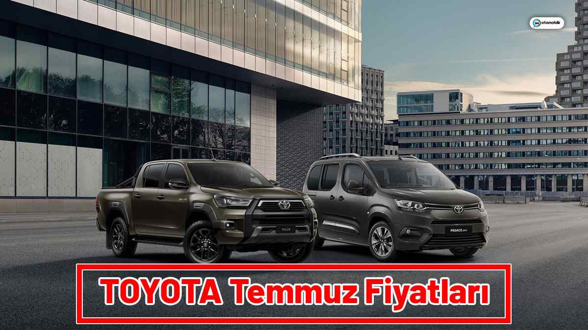 Toyota Temmuz 2021 Fiyat Listesi