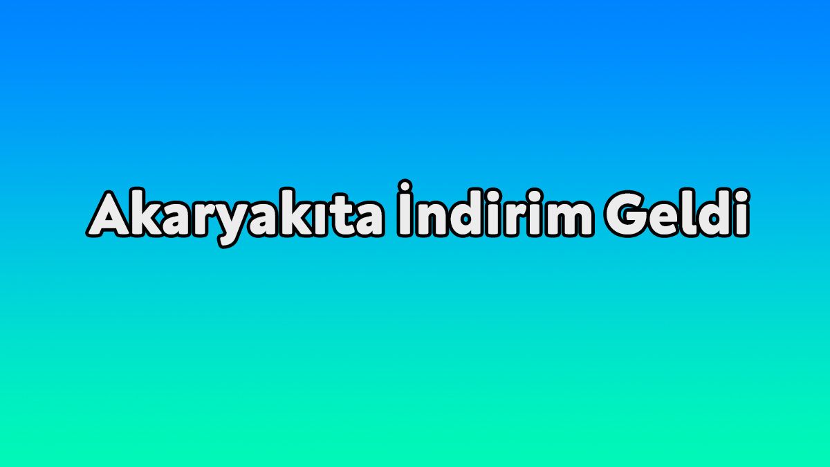 Benzinde 11, Motorinde 10 Kuruş İndirim – Ötv Düzenlemesi