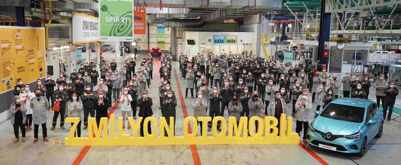 Oyak Renault 7 Milyonuncu Aracını Üretti