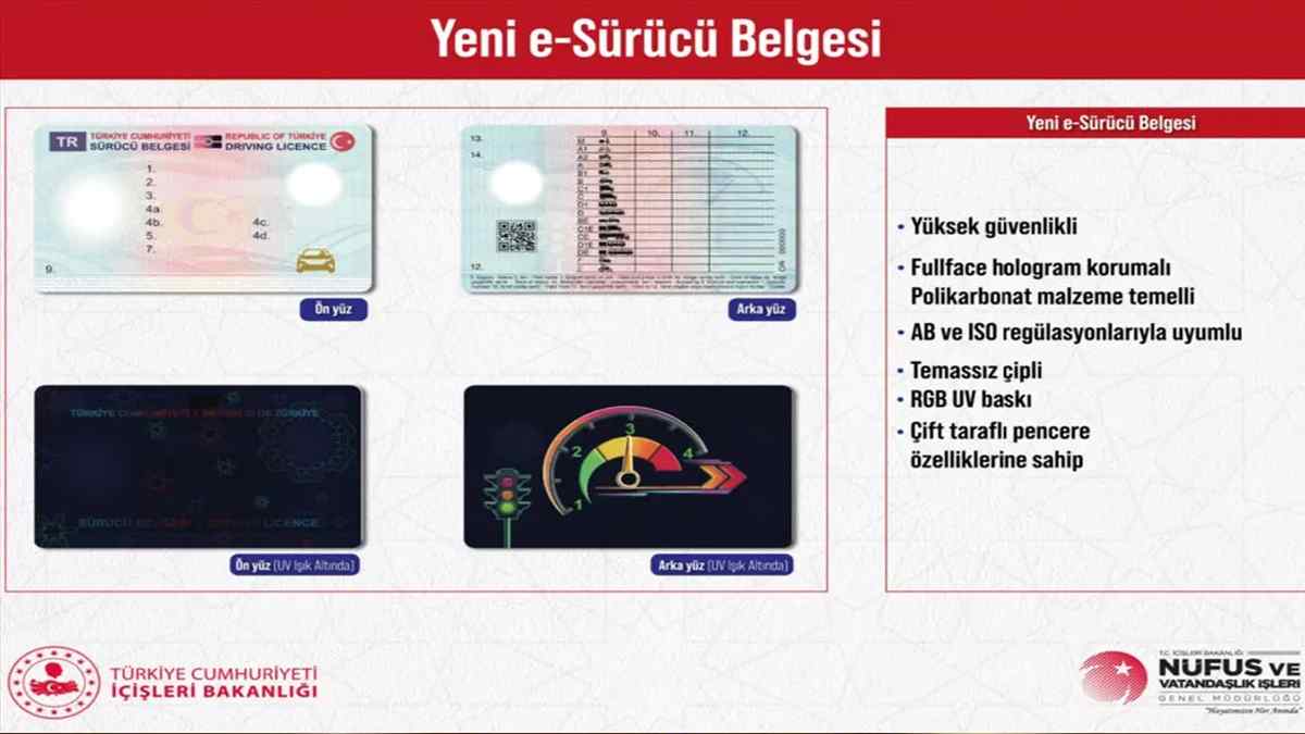 Yeni Sürücü Belgesi Tanıtıldı