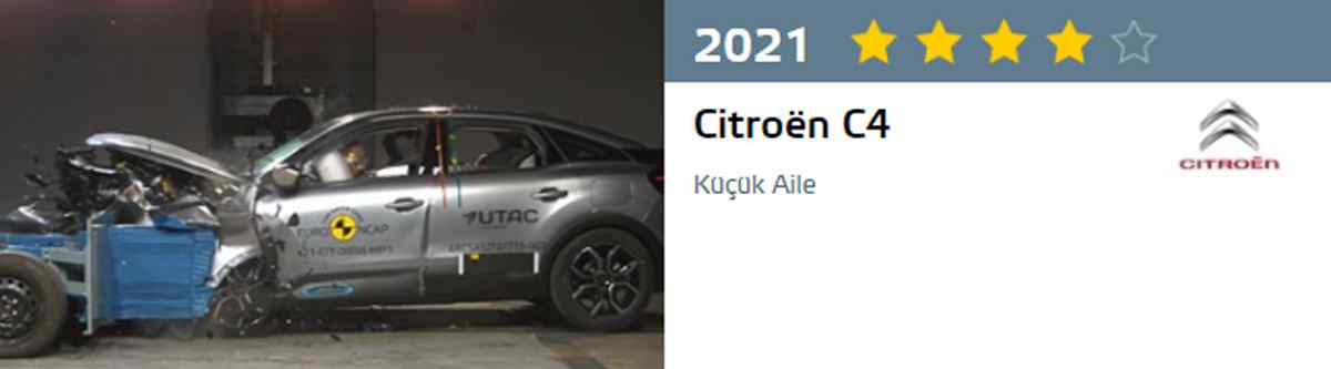 2022 Citroen C4 euro ncap sonuçları