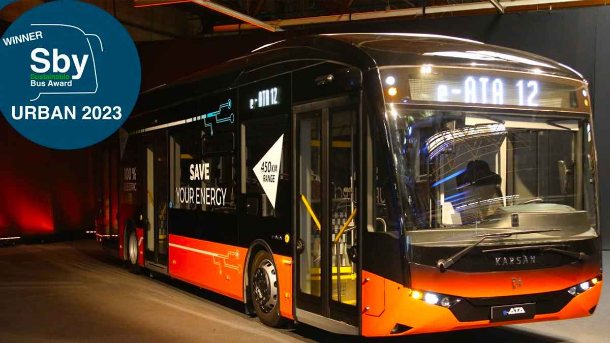 Karsan Elektrikli e-ATA Avrupa'da Yılın Otobüsü Seçildi