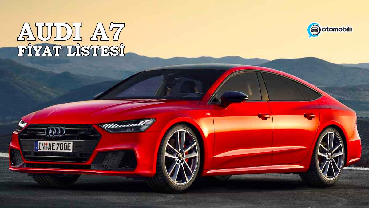 Audi A7 2023 fiyat listesi