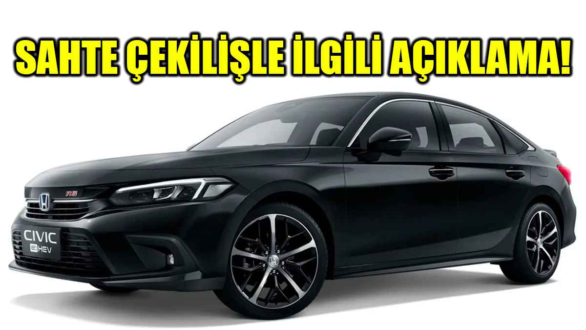 Facebook'taki Sahte Honda Civic Çekilişiyle İlgili Honda Türkiye'den Açıklama