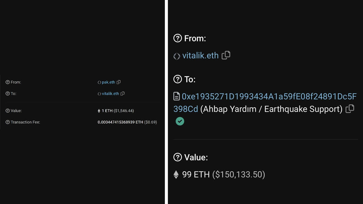Ethereum'un Kurucusu, Tepki Toplayan Bağış Üzerine Bir Bağış Daha Yaptı