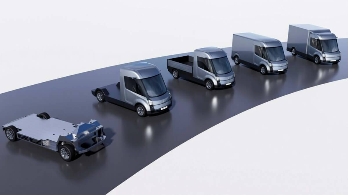 Yeni Elektrikli WEVC eCV1 Mini Tesla Semi Gibi Görünüyor