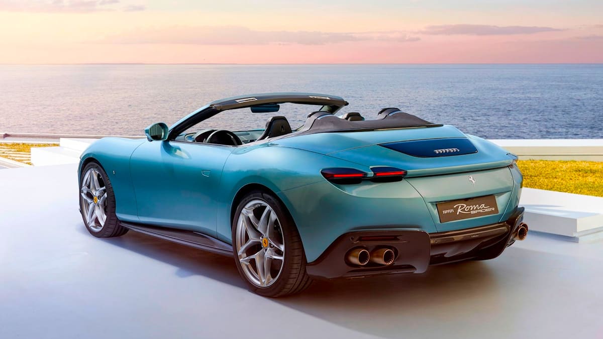 612 Beygirlik Ferrari Roma Spider Tanıtıldı