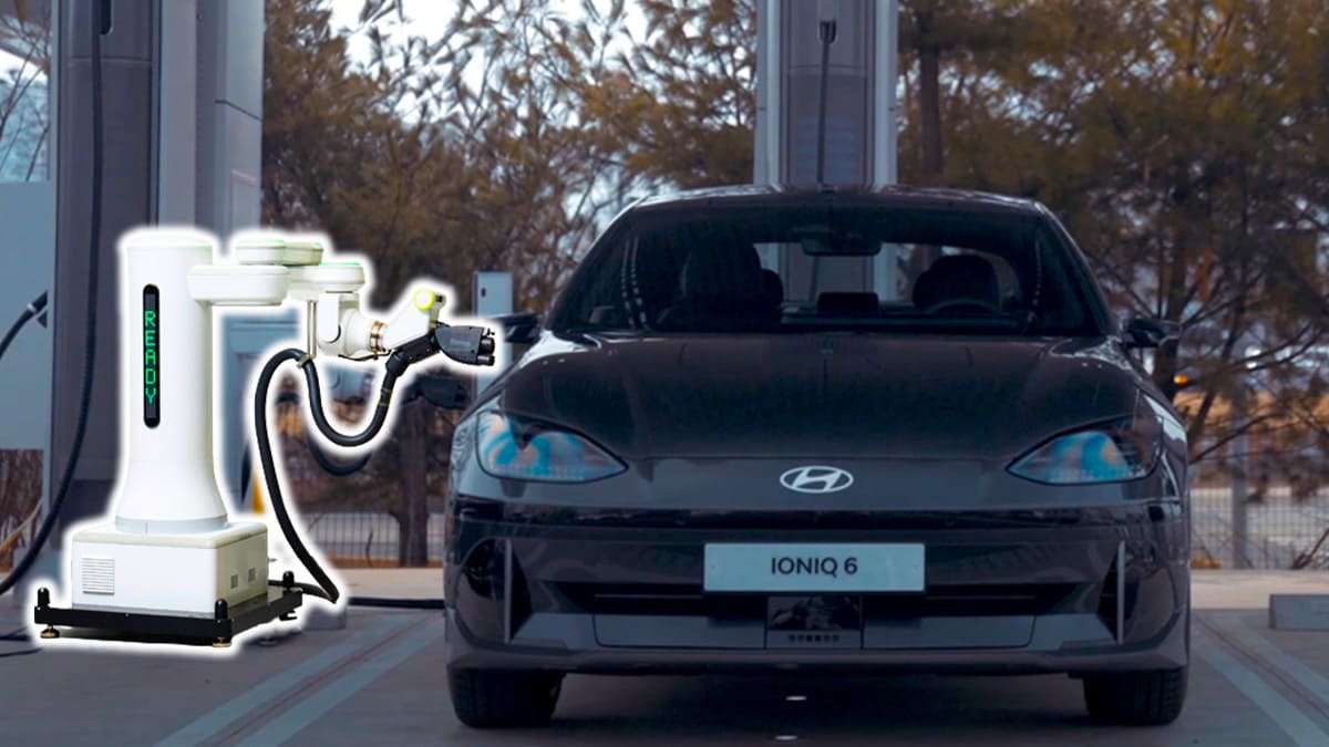 Hyundai'den Elektrikli Araçlar İçin Şarj Robotu