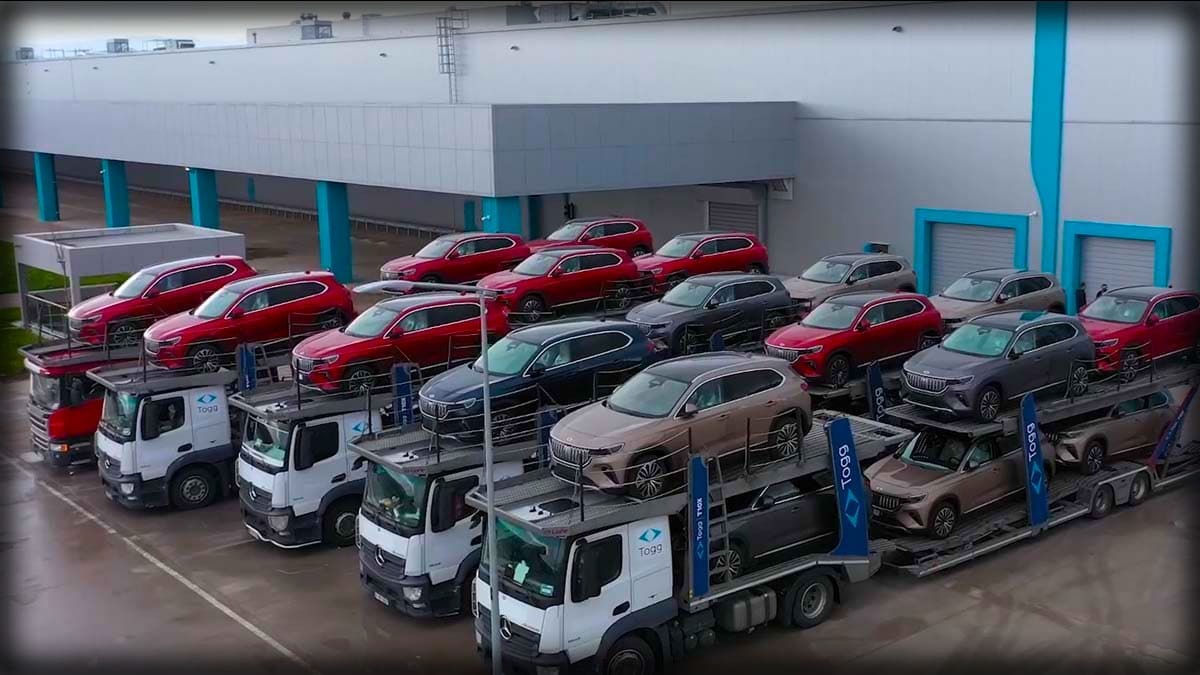 Togg T10X'in İlk Sevkiyat Görüntüleri Paylaşıldı