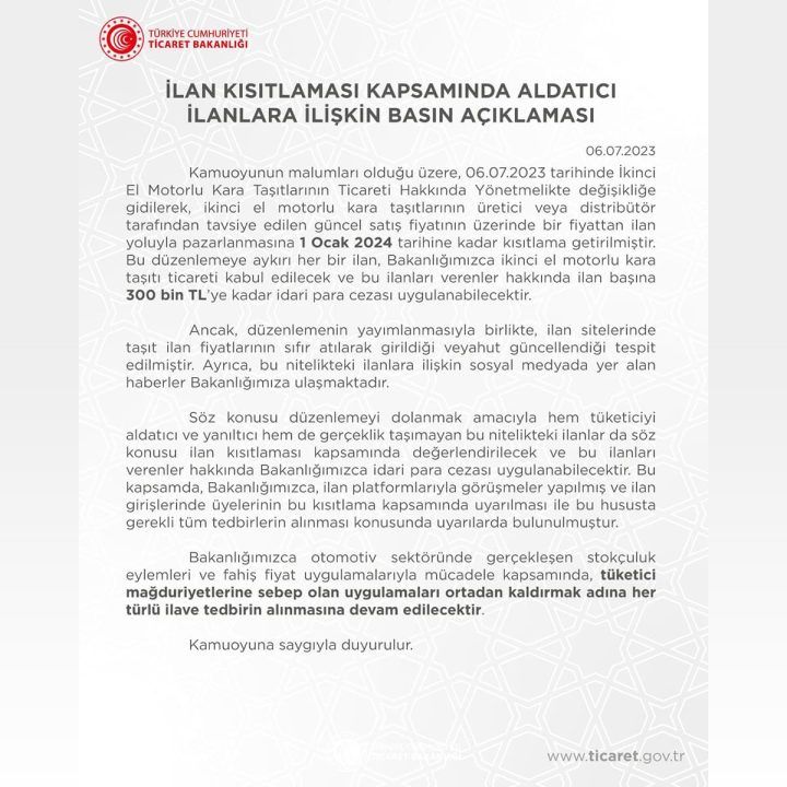Yanıltıcı İlan Verenlere Para Cezası Uygulanacak!