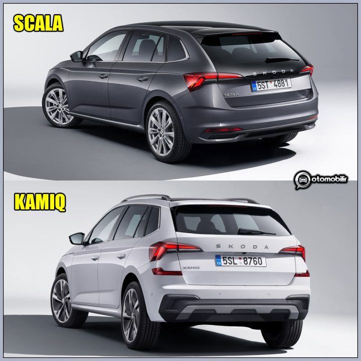 2024 Skoda Kamiq ve Scala arka