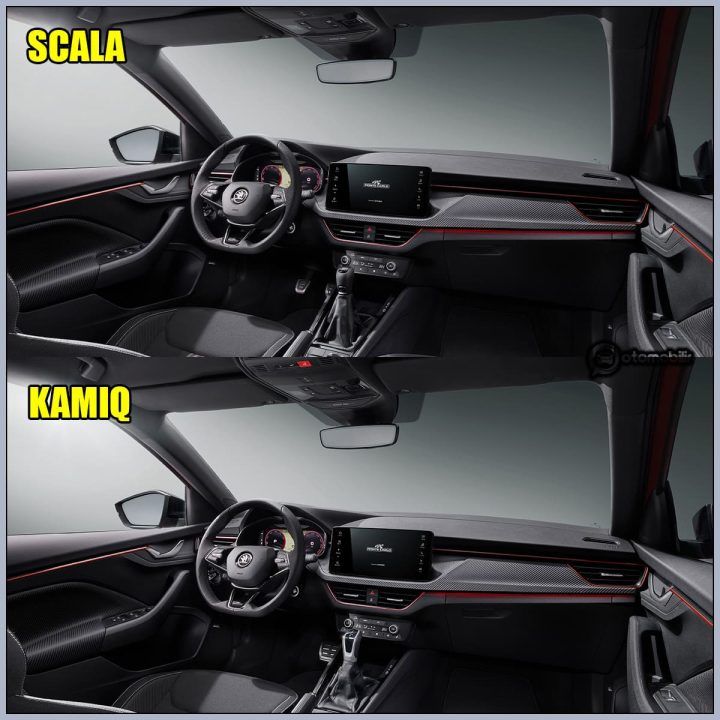 2024 Skoda Kamiq ve Scala iç mekan