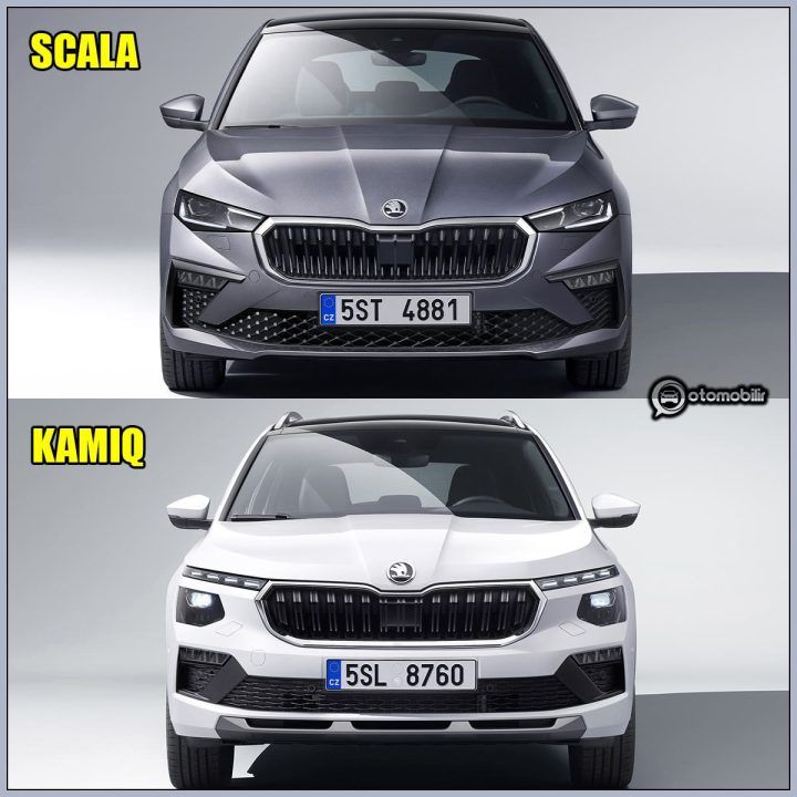 2024 Skoda Kamiq ve Scala ön tasarım