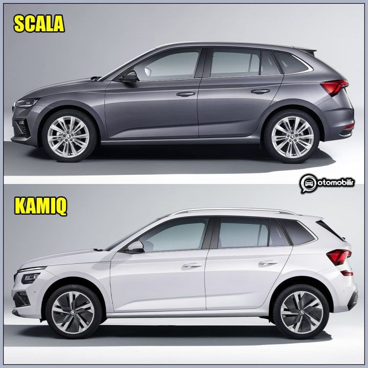 2024 Skoda Kamiq ve Scala yan tasarım