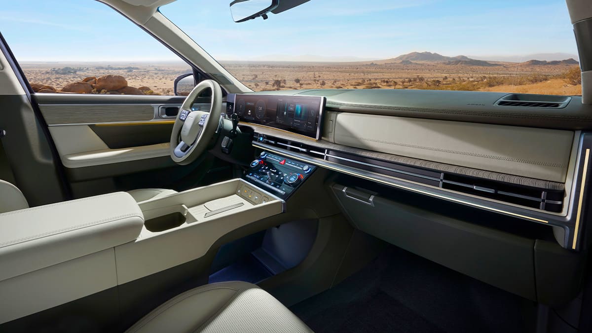 Yeni Hyundai Santa Fe iç mekanı