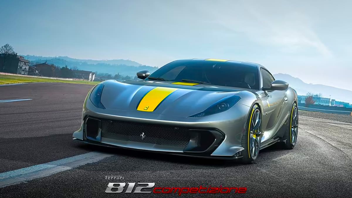 830 Beygirlik Özel Tasarım Ferrari 812 Competizione Tanıtıldı
