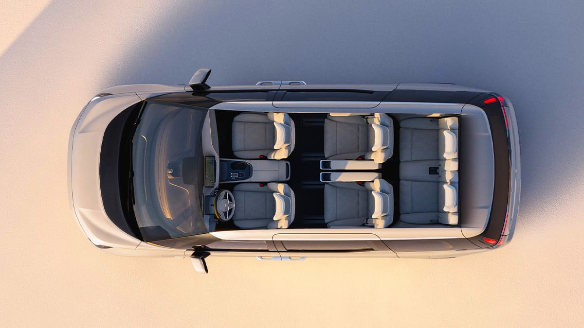 volvo em90 koltuk düzeni