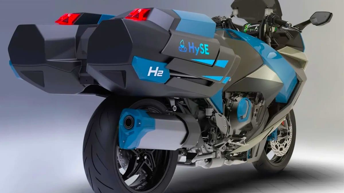 Hidrojen Motorlu Motosiklet Prototipi
