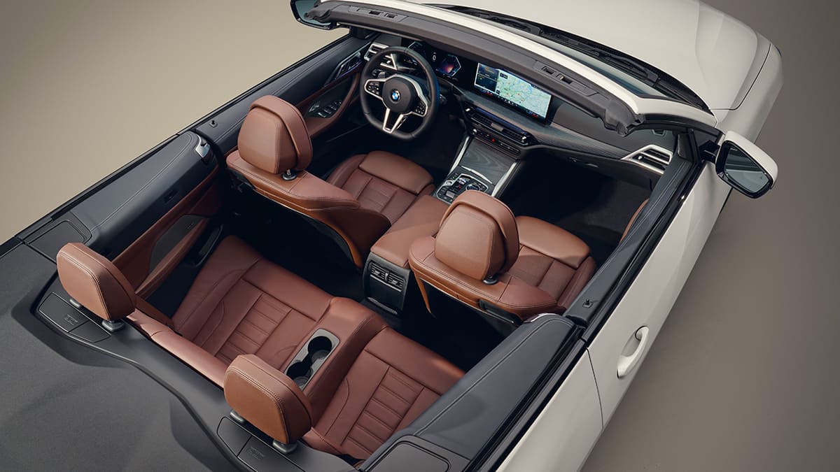 2024 bmw 4 series cabrio iç mekan