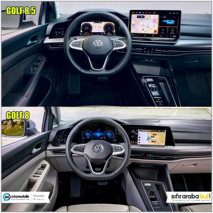golf 8 ve golf 8.5 iç tasarım
