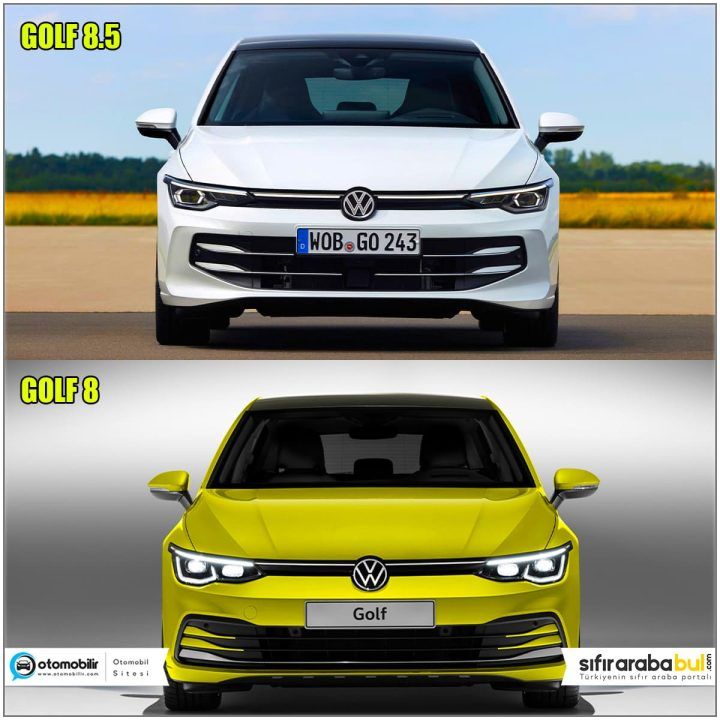 golf 8 ve golf 8.5 ön tasarım