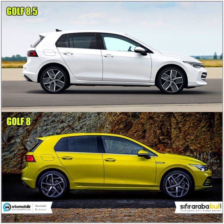 golf 8 ve golf 8.5 yan tasarım