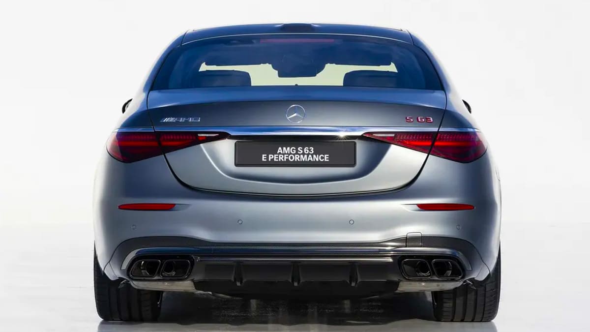 Mercedes-AMG S 63 E PERFORMANCE arka tasarım