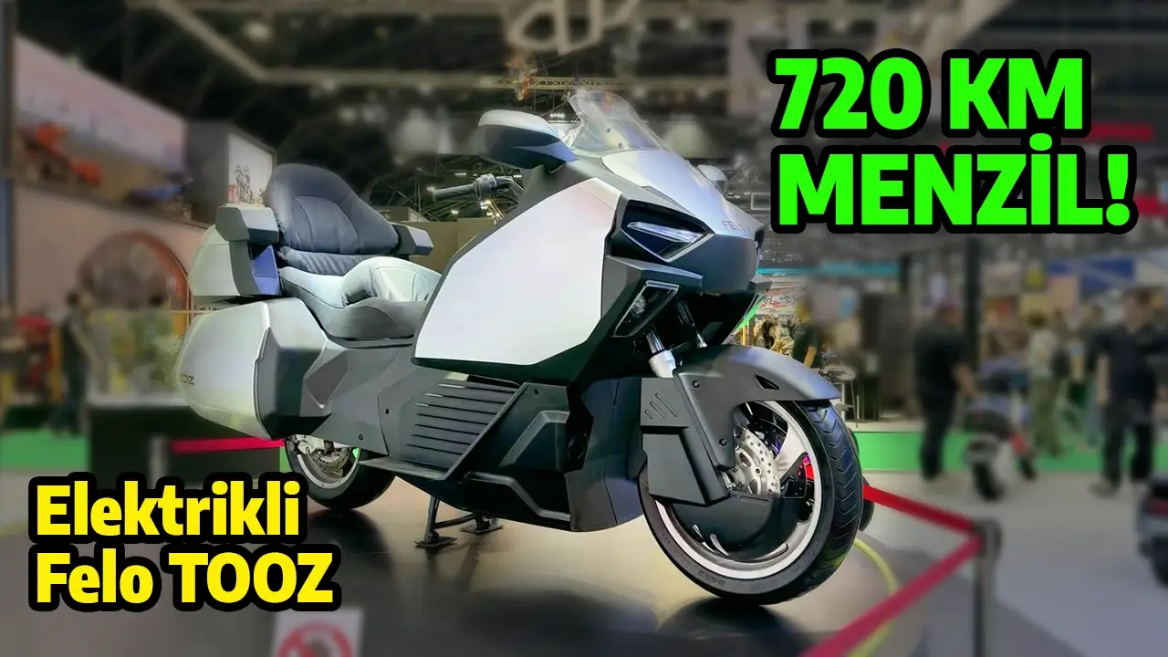 720 Km Menzilli Motosiklet Tanıtıldı! Felo Tooz İncelemesi