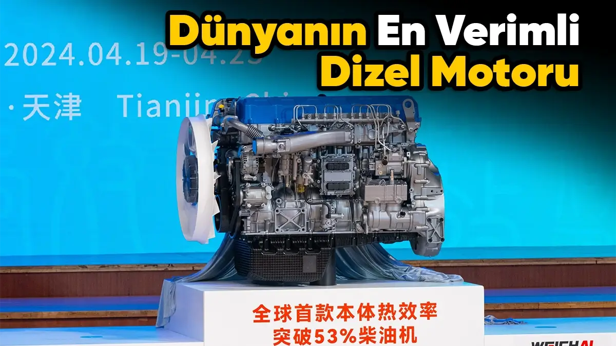 Dünyanın En Verimli Dizel Motoru Tanıtıldı!