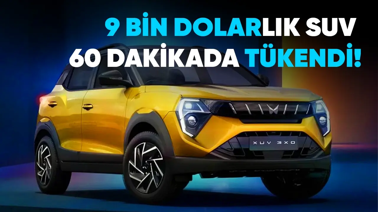 9 Bin Dolarlık SUV 60 Dakikada Tükendi!