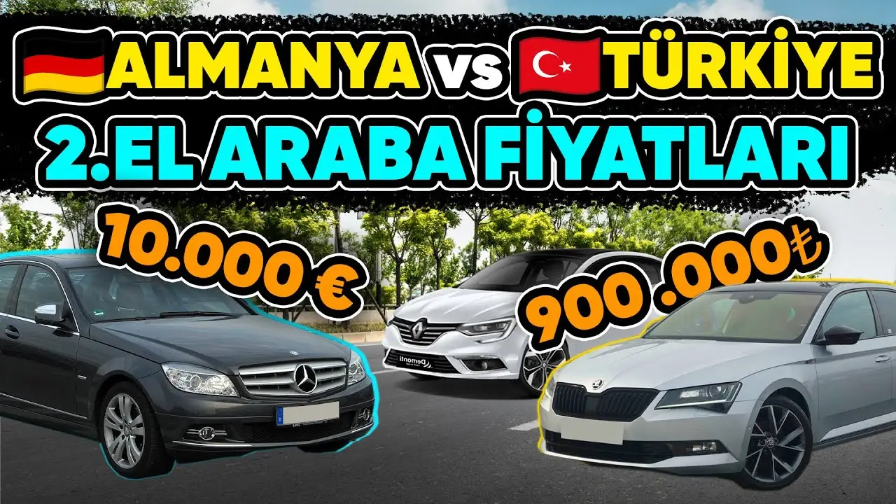 Video: Türkiye ve Almanya İkinci El Araba Fiyatları
